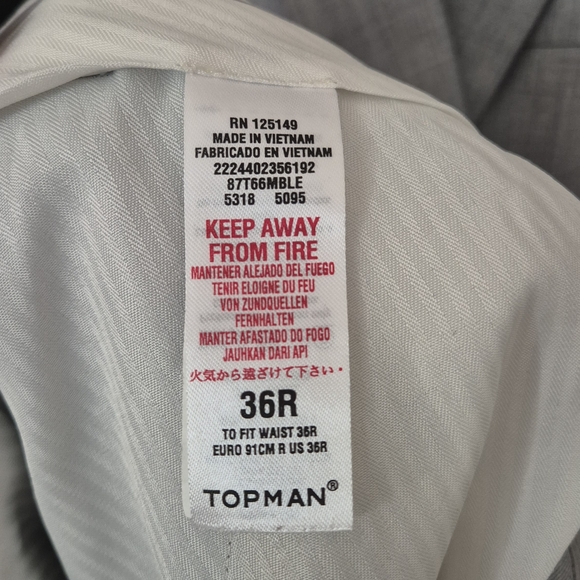 Topman Light Gray Suit Set - Picture 4 of 6